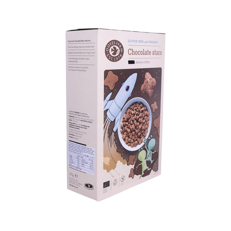 DOVES FARM Freee Gluten Free and Organic Chocolate Star Shaped Cereal  (300g)
