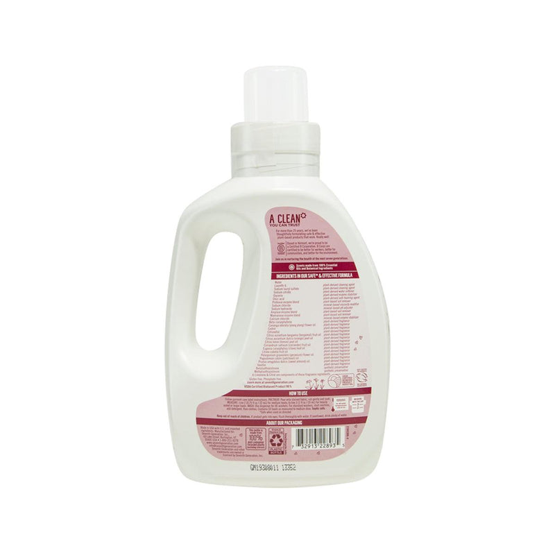SEVENTH GENERATION 4X Concentrated Natural Laundry Detergent - Geranium Blossoms & Vanilla  (1.47L)