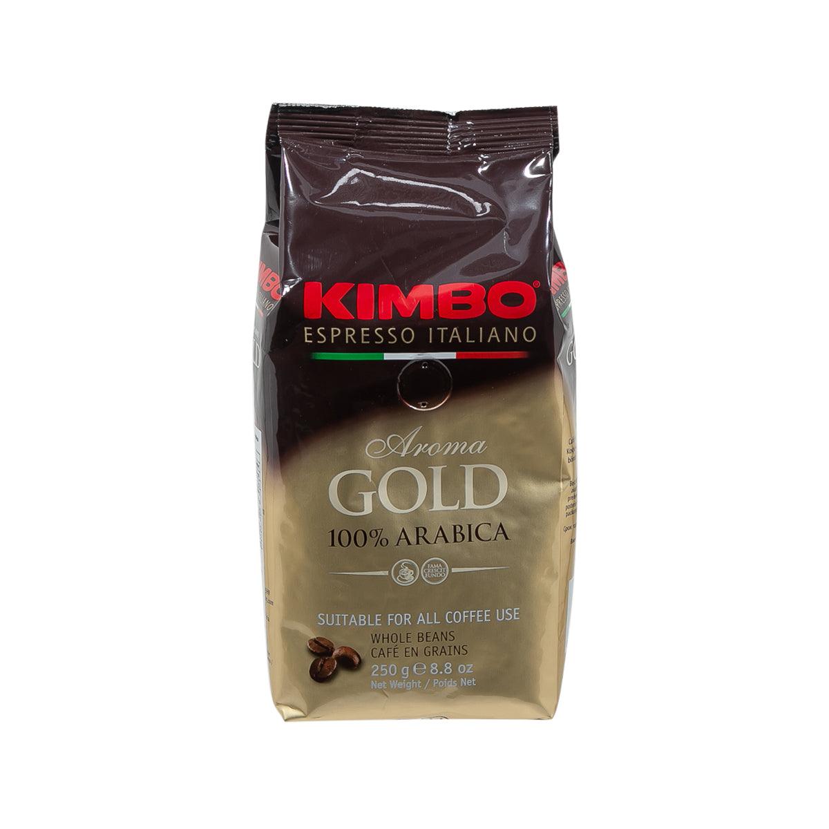 KIMBO Aroma Gold 100% Arabica Whole Coffee Bean  (250g)