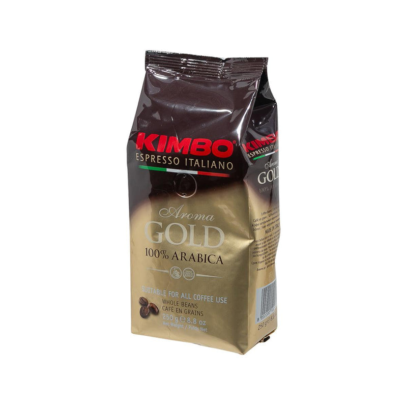KIMBO Aroma Gold 100% Arabica Whole Coffee Bean  (250g)
