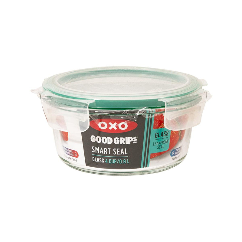 OXO 玻璃食物儲存盒0.9升 - 圓形