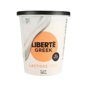 LIBERTE Lactose Free Plain Greek Yogurt - 0% Milk Fat  (750g)