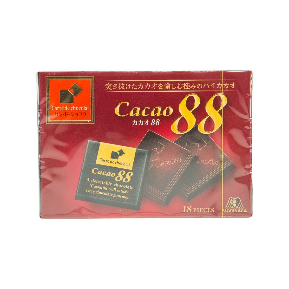 MORINAGA Carre de Chocolate (Cacao 88%)  (86g)
