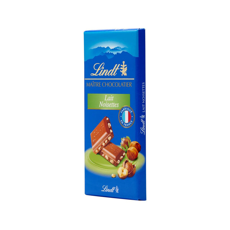 LINDT Milk Chocolate with Hazelnut  (100g)