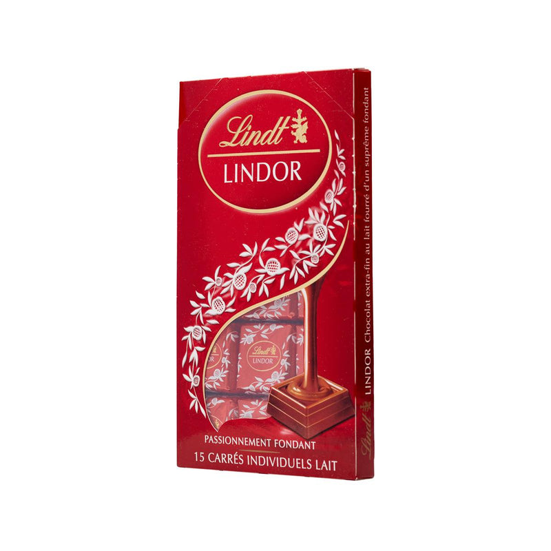LINDT Lindor Milk Chocolate Squares  (145g)