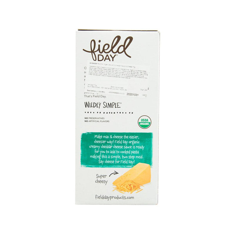 FIELD DAY Organic Deluxe Mild Cheddar Macaroni & Cheese  (170g)