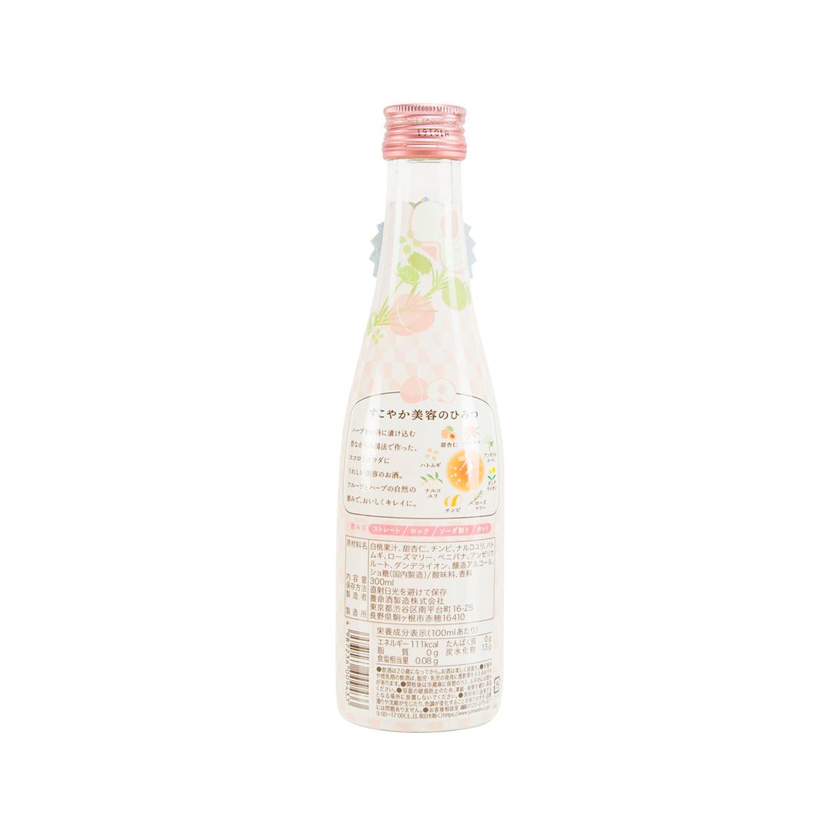 YOMEISHU Fruit & Herb Liquor - White Peach & Almond (Alc. 10%)  (300mL) - city'super E-Shop
