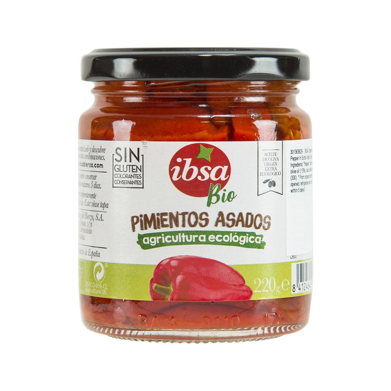 IBSA 有機初搾橄欖油浸烤紅椒  (220g)