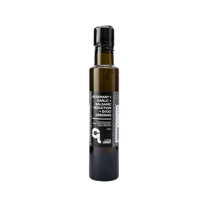 LUCA CIANO Rosemary + Garlic + Balsamic Reduction + Extra Virgin Olive Oil Dresssing  (150mL)