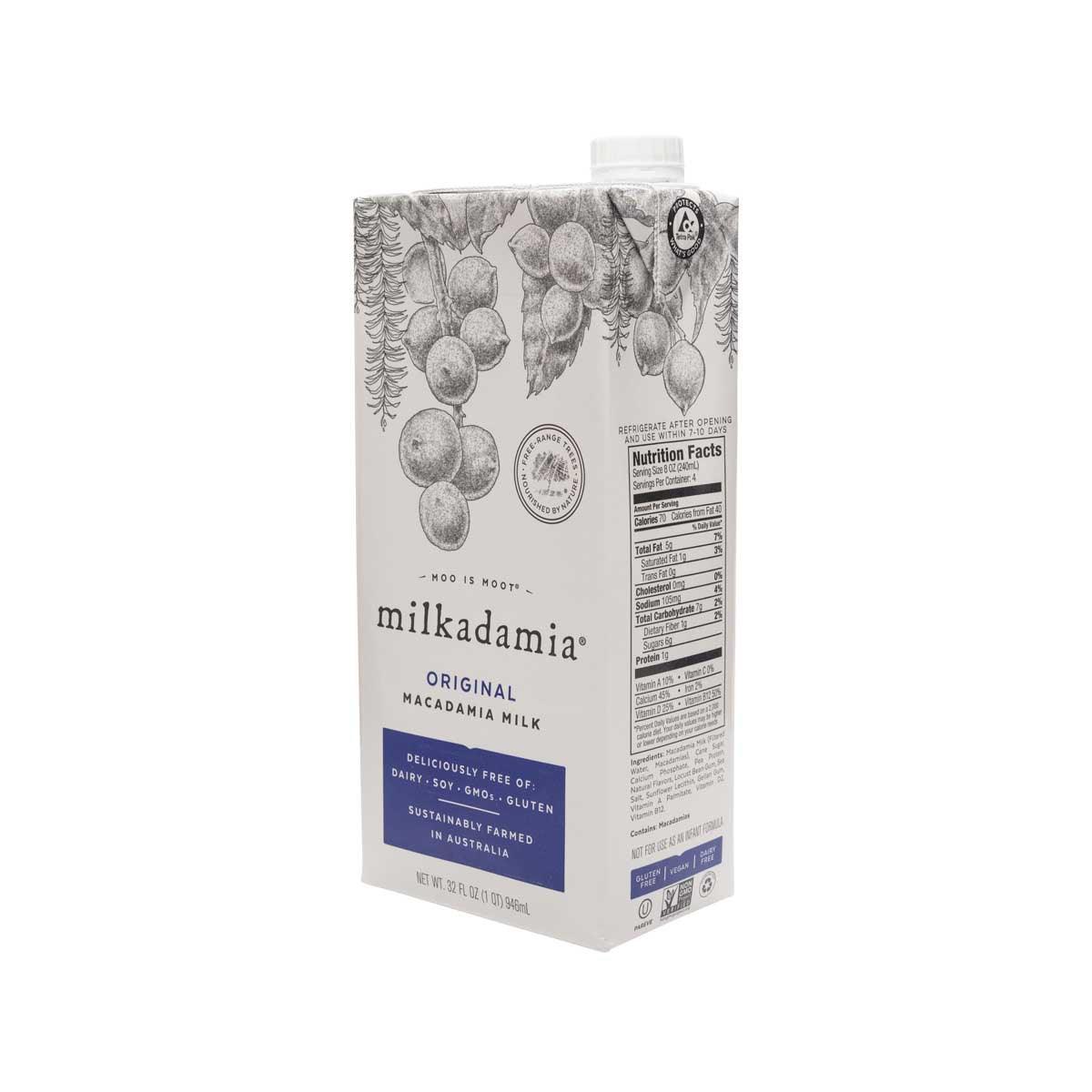 MILKADAMIA 夏威夷果仁奶 - 原味  (946mL)