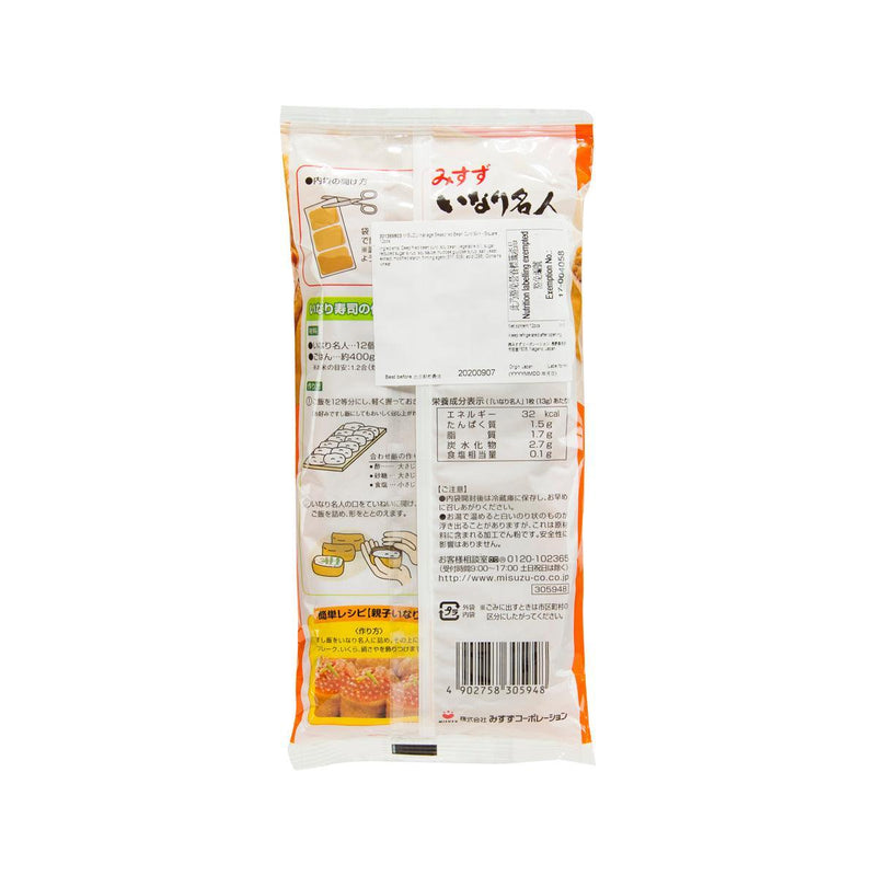 MISUZU Inariage Seasoned Bean Curd Skin - Square  (12pcs)