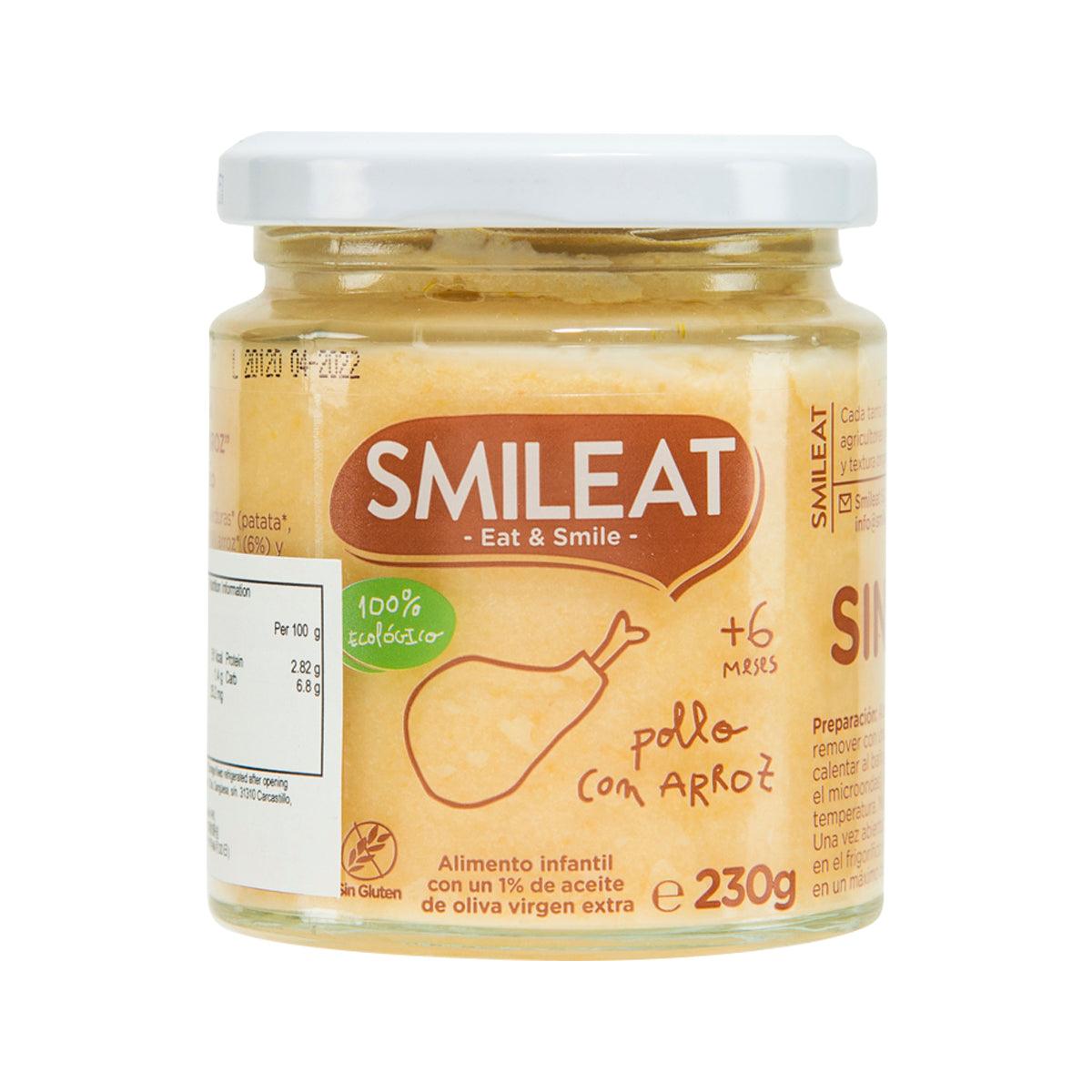 SMILEAT Organic Baby Food - Chicken Rice  (230g)