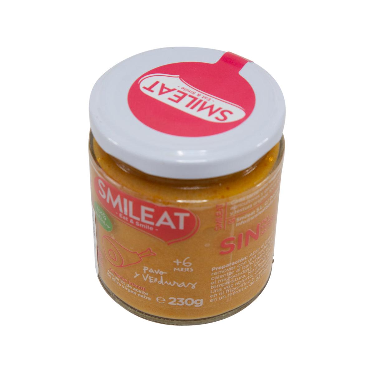 SMILEAT Organic Baby Food - Vegetables & Turkey  (230g)