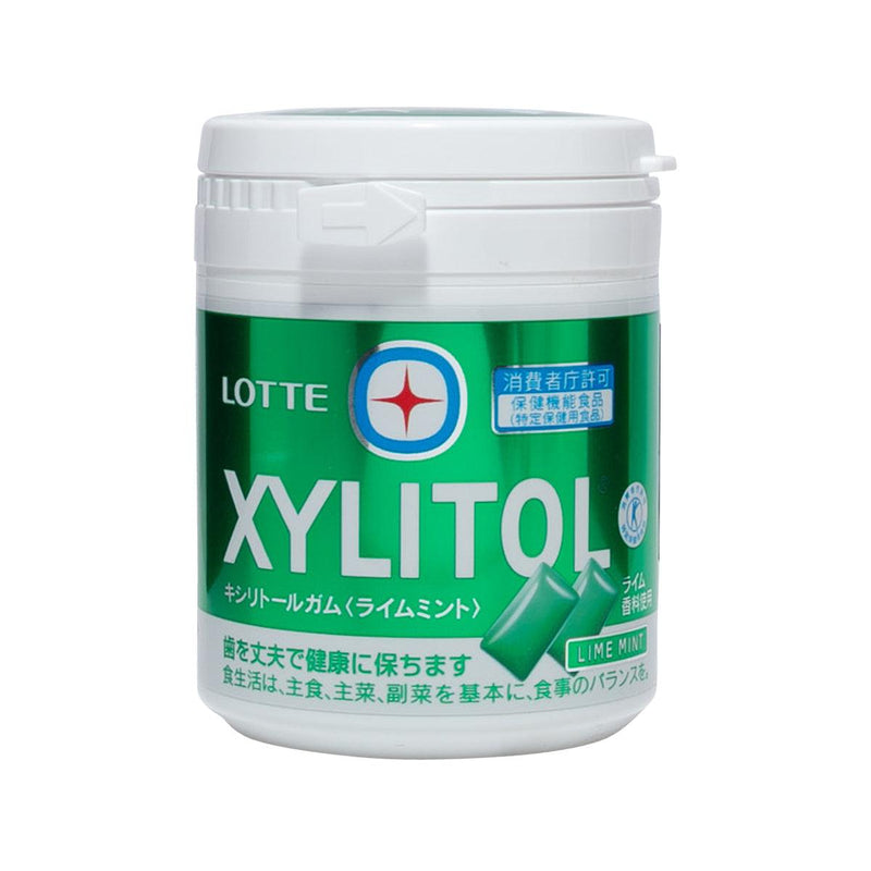 LOTTE Xylitol Gum - Lime Mint  (143g)