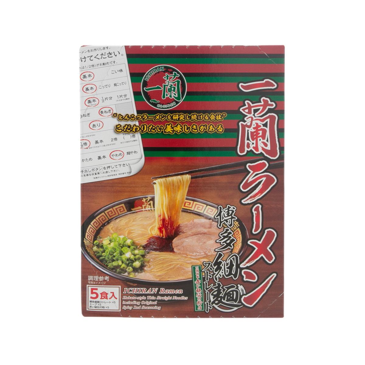 ICHIRAN Ichiran Ramen Hakata Style Straight Noodle with Ichiran's Original Red Chili Spice  (645g)