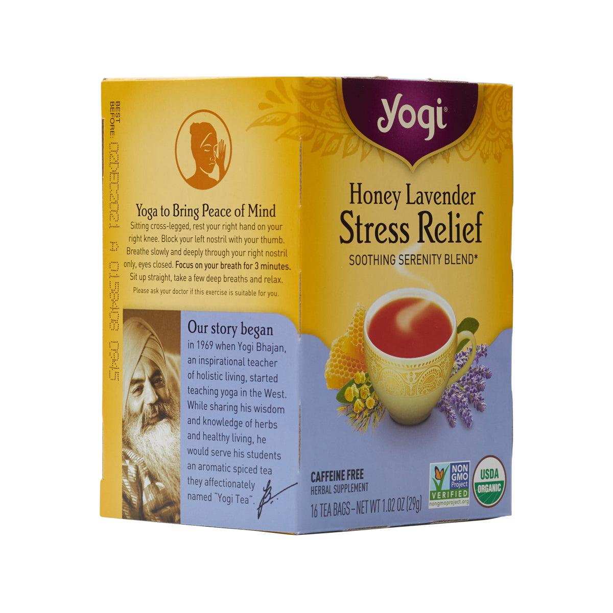YOGI TEA Honey Lavender Stress Relief Tea Bag  (29g) - city'super E-Shop