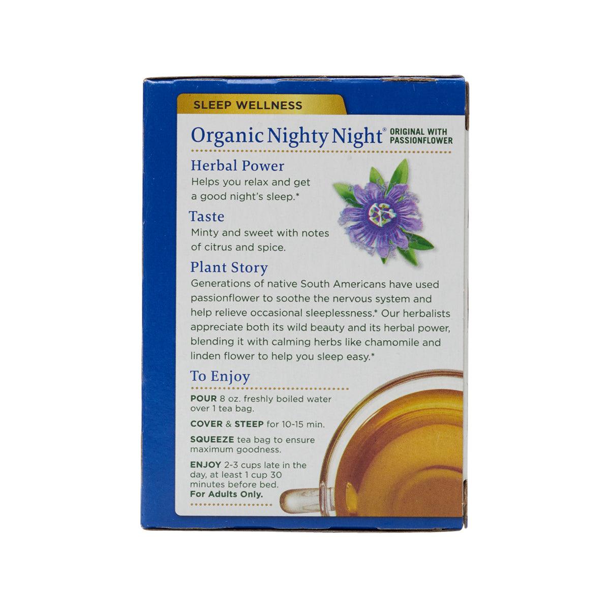 TRADITIONAL MEDICINALS Organic Nighty Night Relaxation Tea Bags  (24g) - city'super E-Shop