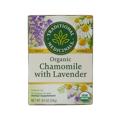 TRADITIONAL MEDICINALS Organic Chamomile & Lavender Tea Bags  (24g) - city'super E-Shop