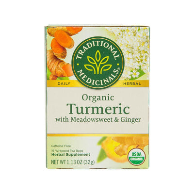 TRADITIONAL MEDICINALS Organic Turmeric with Meadowsweet and Ginger Tea Bag  (32g) - city'super E-Shop