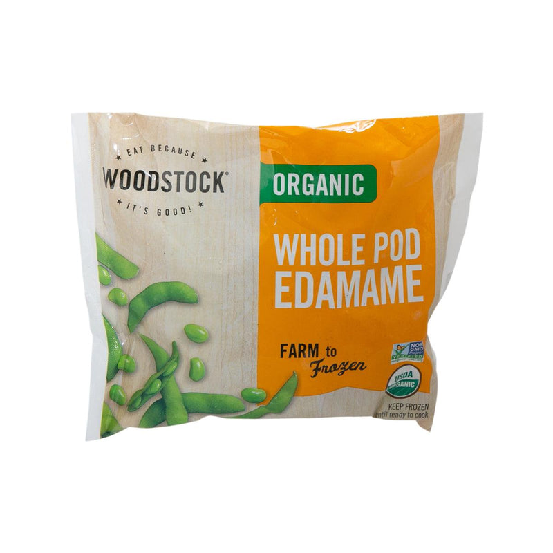 WOODSTOCK Organic Whole Pod Edamame  (283g) - city&