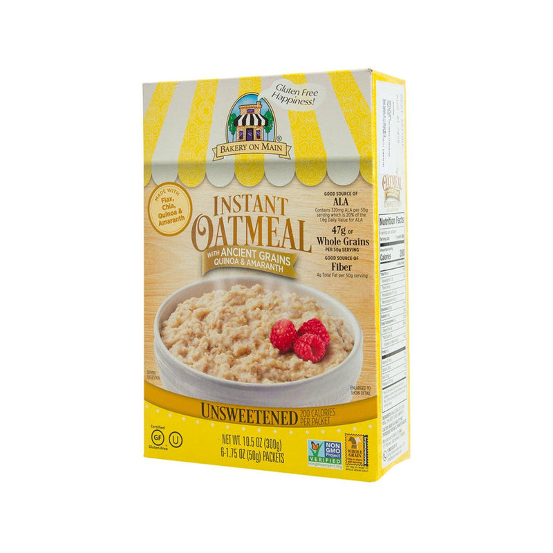 BAKERYONMAIN Gluten Free Instant Oatmeal - Unsweetened  (300g)