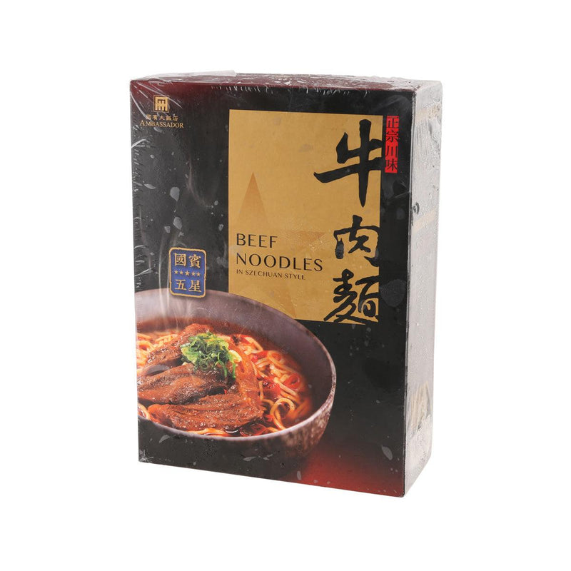 AMBASSADOR Beef Noodles In Szechuan Style  (682.3g)
