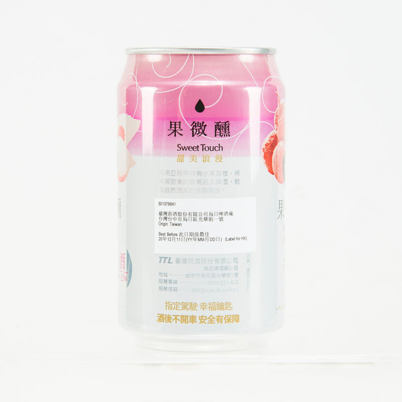 TAIWAN BEER Sweet Touch Litchi Fruit Beer (Alc. 3.5%)  (330mL) - city&