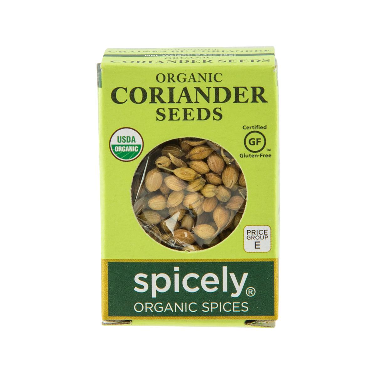 SPICELY Organic Coriander Seeds  (8g)