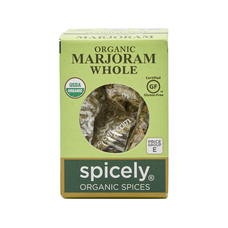 SPICELY Organic Marjoram - Whole  (2g)