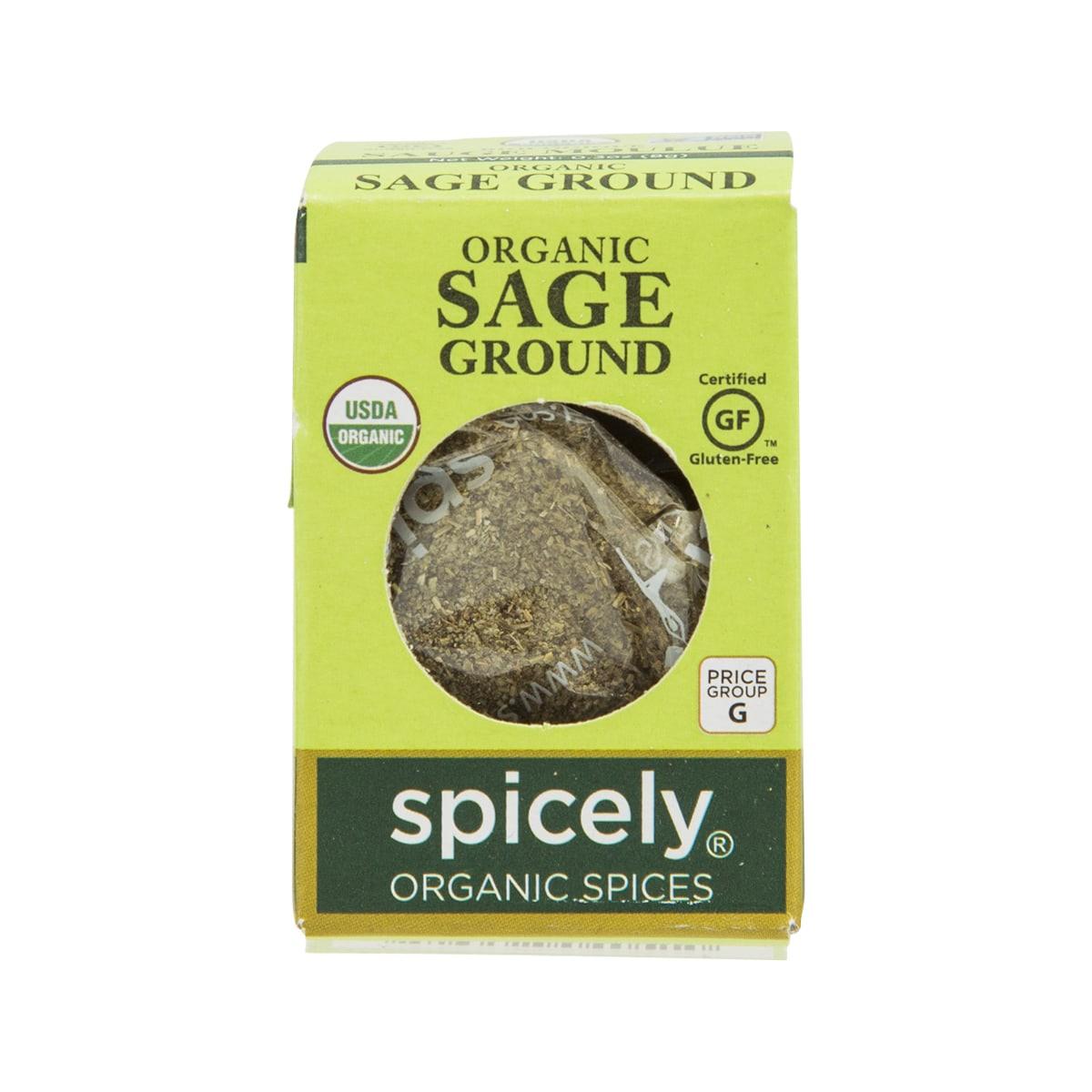 SPICELY Organic Sage - Ground  (8g)