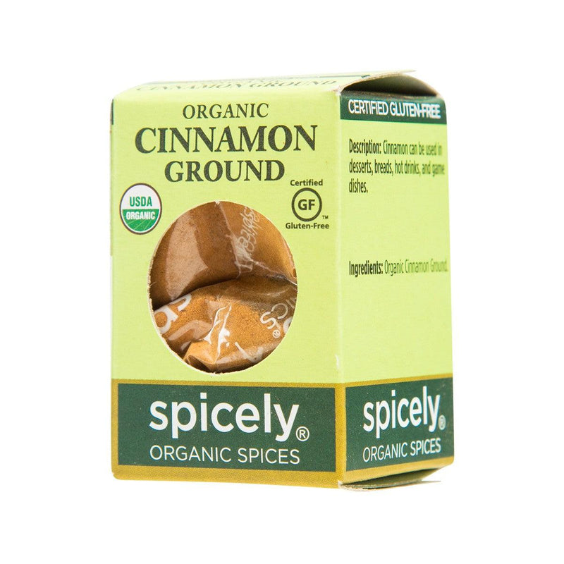 SPICELY Organic Cinnamon - Ground  (12g)