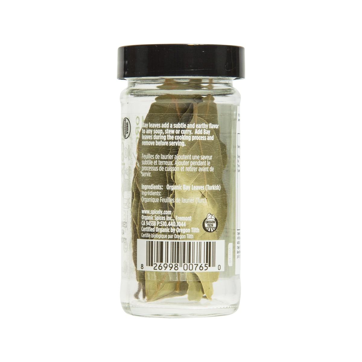 SPICELY Organic True Bay Leaves  (2.5g)