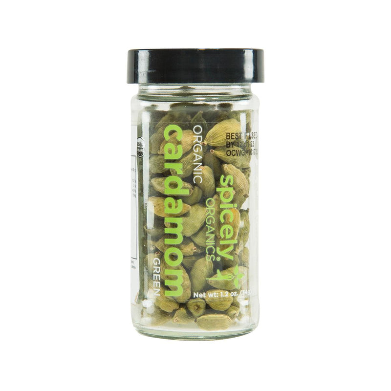 SPICELY Organic Green Cardamom  (34g)