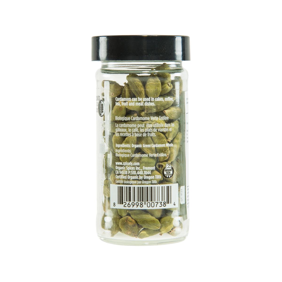 SPICELY Organic Green Cardamom  (34g)