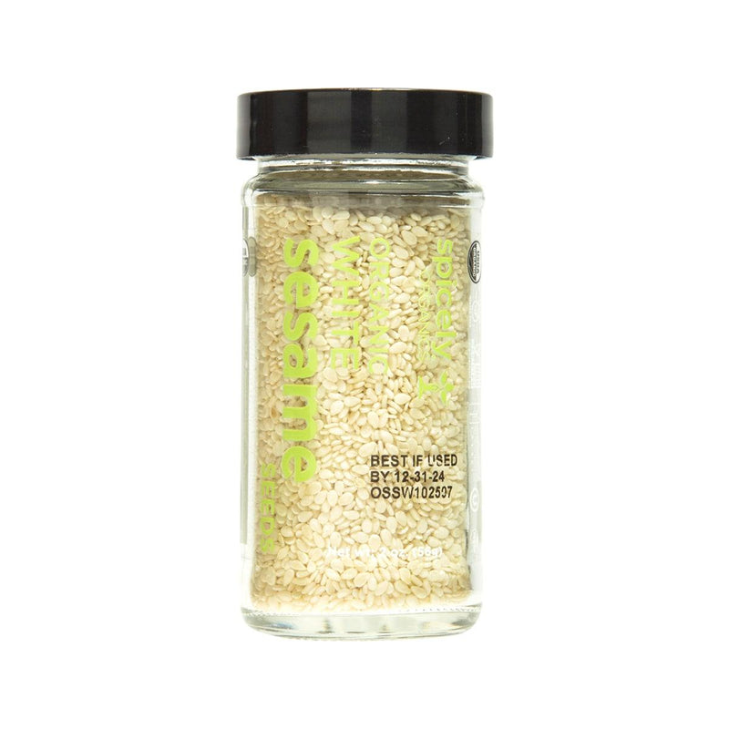 SPICELY Organic White Sesame Seeds  (56g)