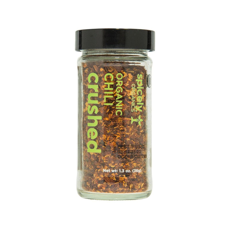 SPICELY Organic Crushed Chilli  (36g)