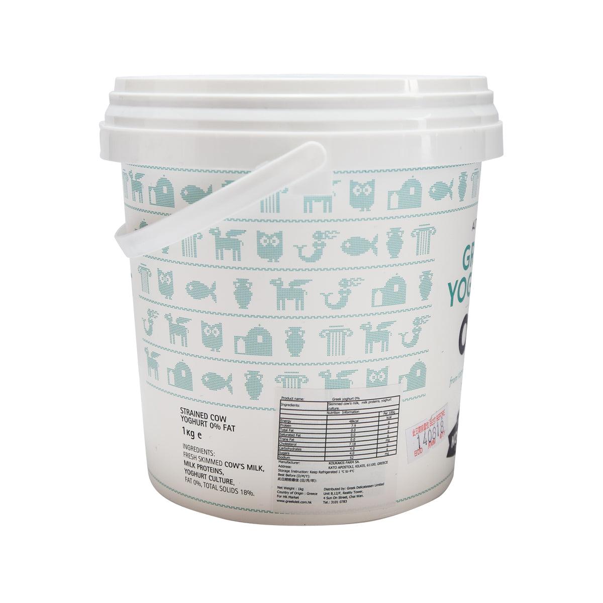 KOUKAKIS Greek Yoghurt 0% Fat  (1kg)