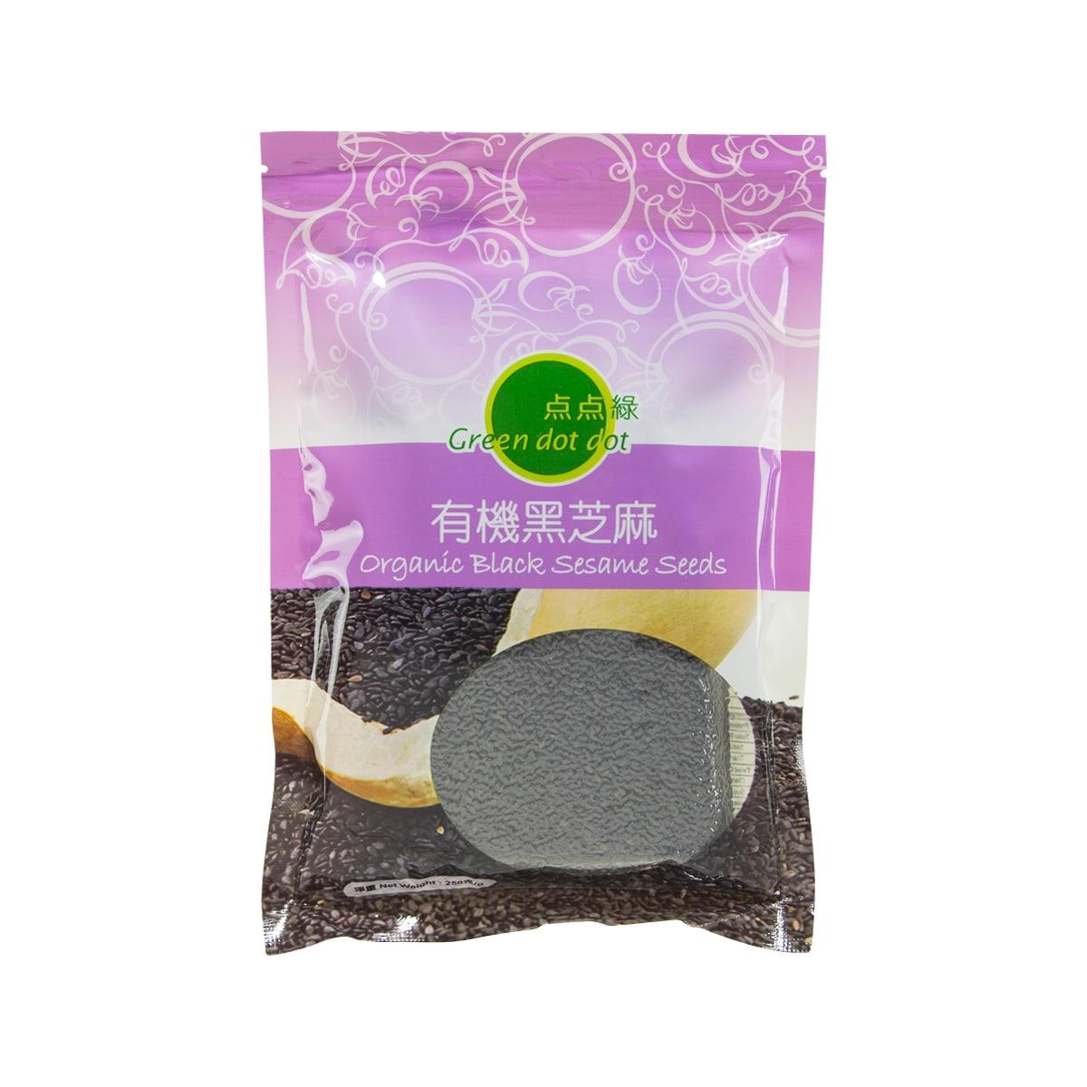 GREEN DOT DOT Organic Black Sesame Seeds  (250g)