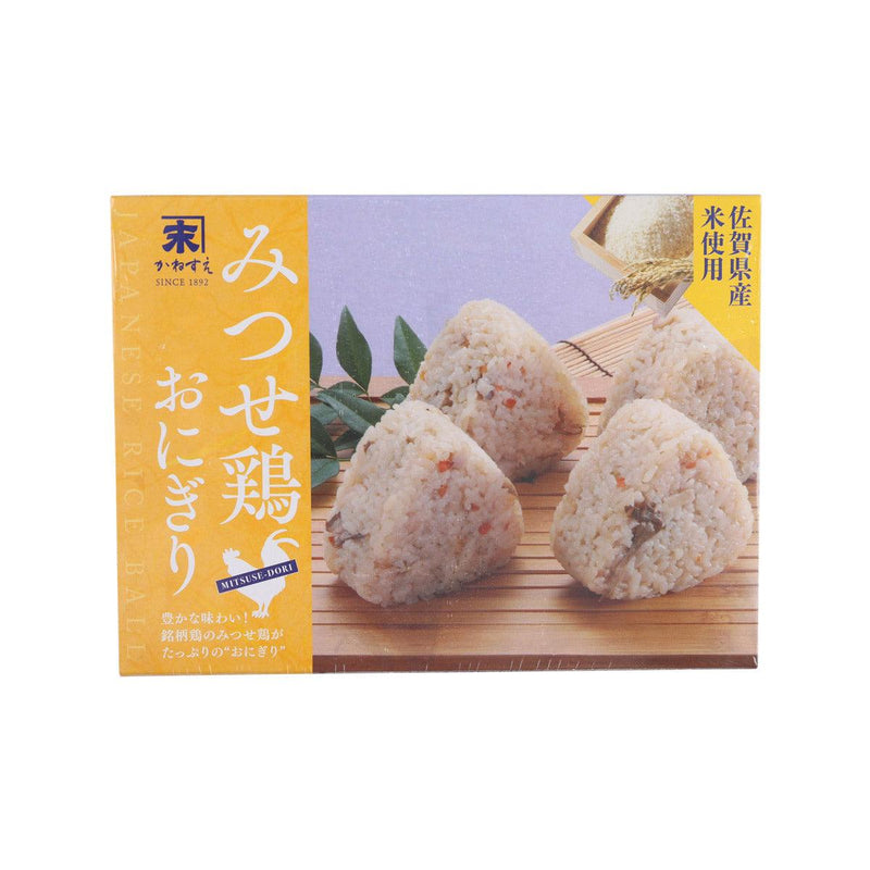 KANESUE Japanese Rice Ball - Mitsuse Chicken  (4pcs)