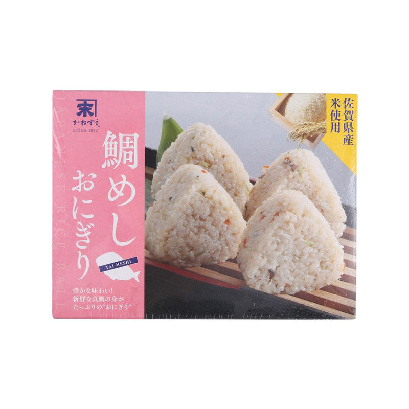 KANESUE Japanese Rice Ball - Sea Bream  (4pcs)