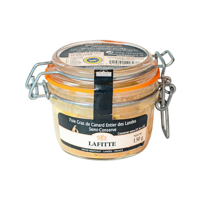 LAFITTE Whole Duck Foie Gras (Semi Preserved)  (130g)