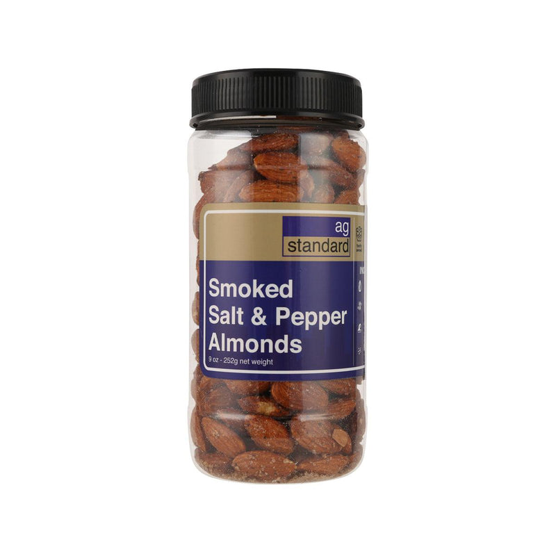 AG STANDARD Smoked Salt & Pepper Almonds  (252g)