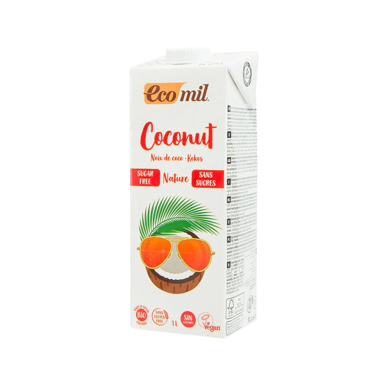 ECOMIL 有機天然椰子奶飲品 - 無糖  (1L)