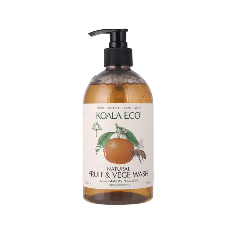 KOALA ECO All Natural Fruit & Vegetable Wash - Pure Australian Mandarin Essential Oil  (500mL)