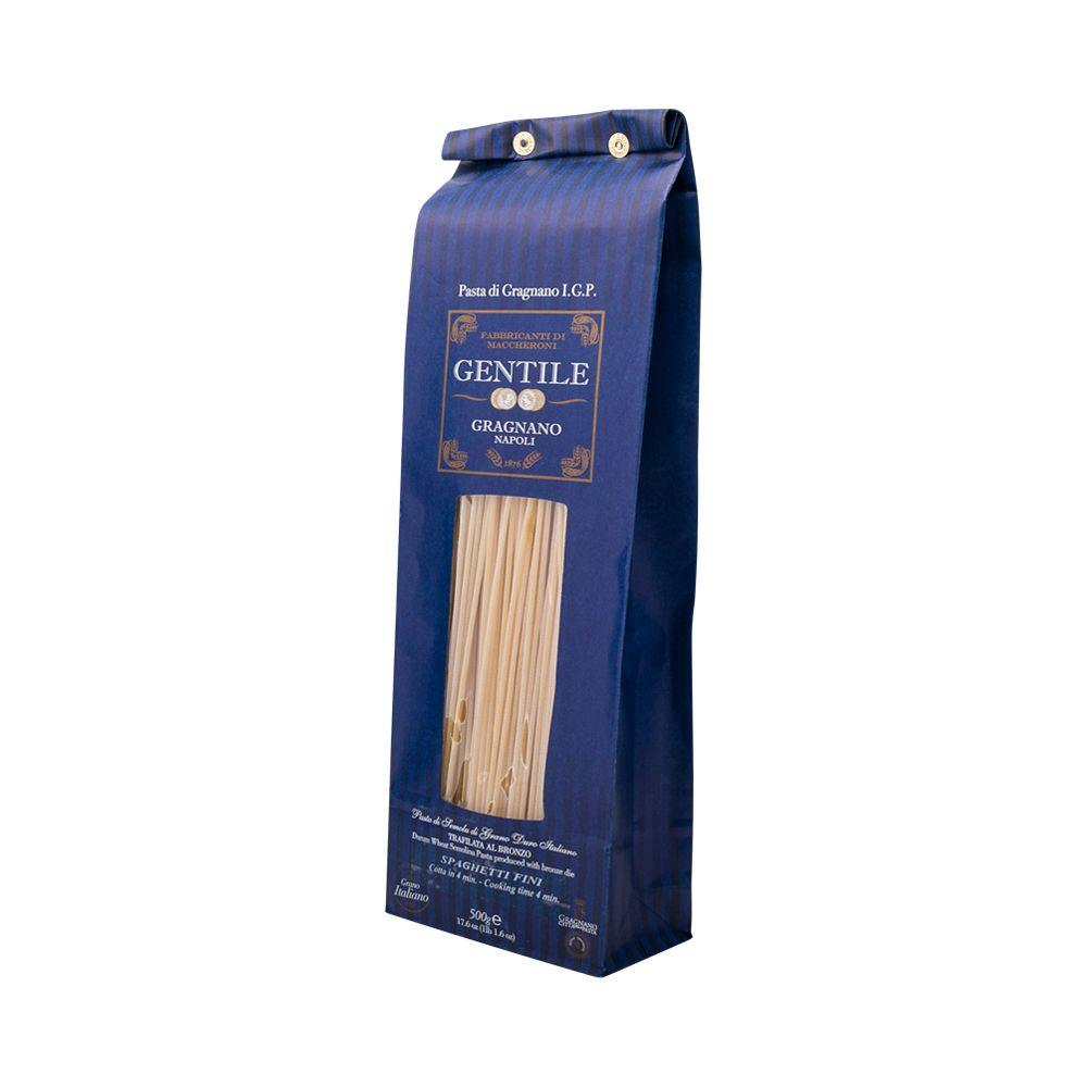 GENTILE Artisanal Pasta di Gragnano IGP - Spaghetti Fini  (500g)