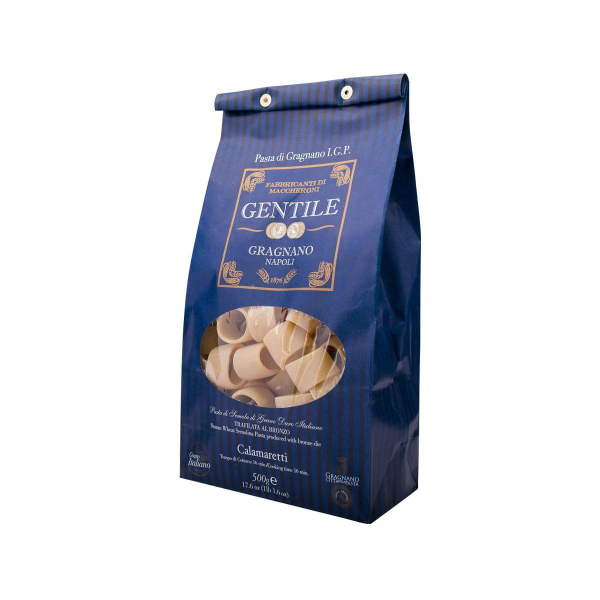 GENTILE Artisanal Pasta di Gragnano IGP - Calamaretti  (500g)