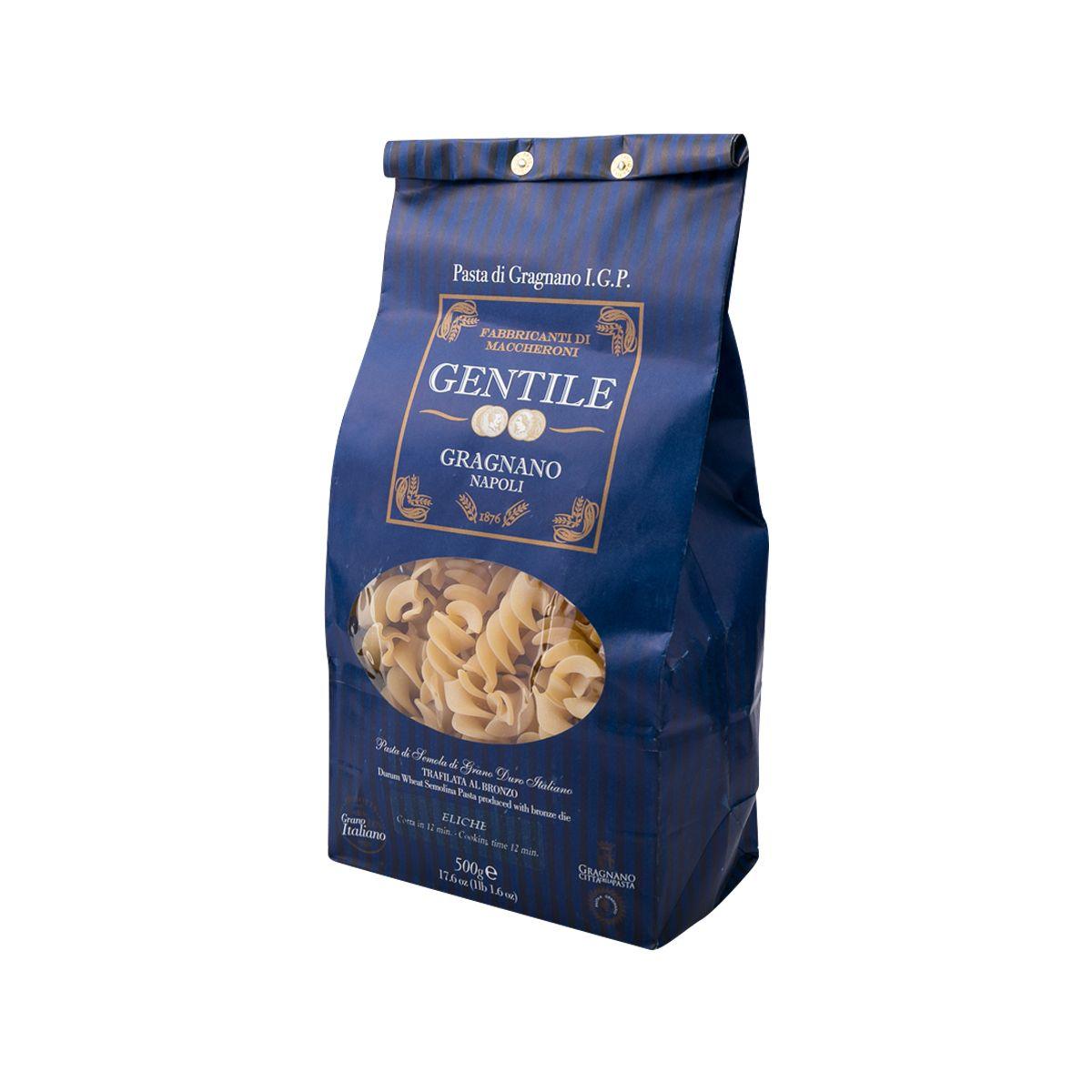GENTILE Artisanal Pasta di Gragnano IGP - Eliche  (500g)
