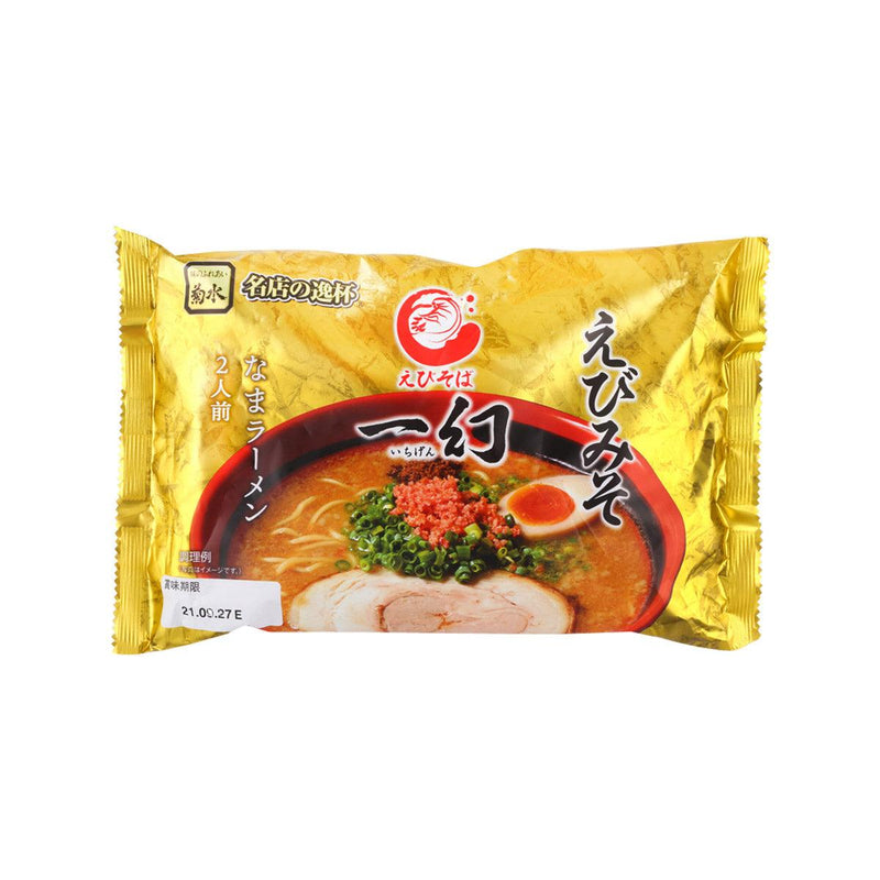 KIKUSUI Ebisoba Ichigen - Shrimp & Miso Soup Ramen  (326g)