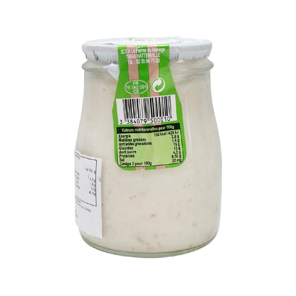 FERME DU MANEGE Whole Milk Yogurt - Apple Linseed  (180g)