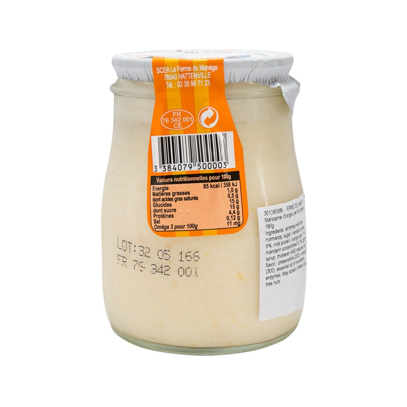 FERME DU MANEGE Low Fat Yogurt - Mandarin Orange  (180g)